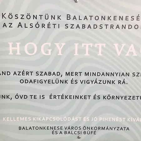 Kis Haz Az Erdo Mellett - Little House Next To The Forest Apartament Balatonakarattya